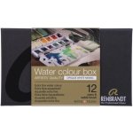 Rembrandt profesionální akvarelové barvy 12 pánviček – Zboží Dáma