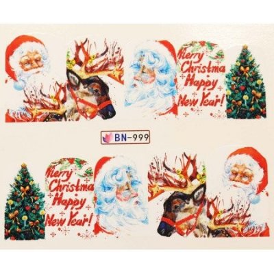 Vianočná vodolepka X mas BN999 – Zboží Mobilmania