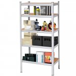 Kovový regál 180x90x40 cm, 5 polic SPRINGOS HA5161 – Zboží Dáma