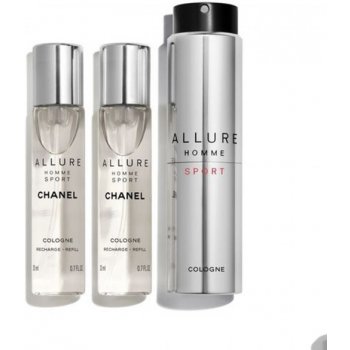 Chanel Allure Sport EDC 3 x 20 ml pro muže dárková sada