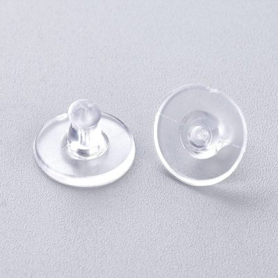 Náušnicové zarážky silikon talířek – Zboží Dáma