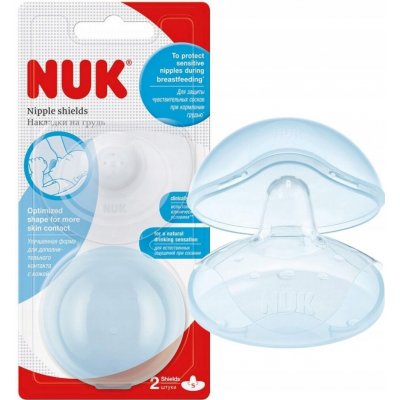 NUK Prsní vložky 2 pack silikonové s ochrannou krabičkou – Hledejceny.cz