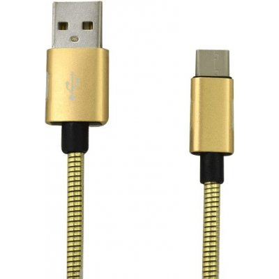 Mobilnet KABB-0097-USB-TYPEC U-C, 1m, zlatý – Zbozi.Blesk.cz