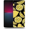 Pouzdro a kryt na mobilní telefon Sony Pouzdro Picasee silikonové Sony Xperia 10 IV 5G - Lemon černé