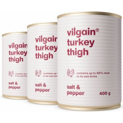 Vilgain Krůtí stehno v nálevu se solí a pepřem 3 x 400 g – Hledejceny.cz