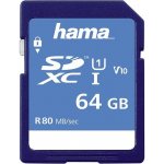 Hama SDXC UHS-I 64 GB / Class 10 124136-H – Zboží Živě