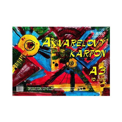 BOBO Akvarelový papír A3 10 listů – Hledejceny.cz