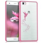 Kwmobile Průhledné s designem víla Huawei P8 Lite růžové – Zboží Živě