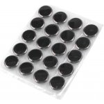 Kovový knoflík velikost 40" Varianta: 3 nikl černý lesk, Balení: 20 ks – Hledejceny.cz