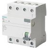 chránič Siemens 4P 40A 0,03A typ AC pól N levý 5SV4344-0KL