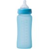 Láhev a nápitka Bo Jungle skleněná láhev s úchyty B Thermo Turquoise 300ml