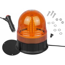 Amio Výstražný LED maják 12/24V - oranžový - 60 LED s homologací E13 - WAR09M