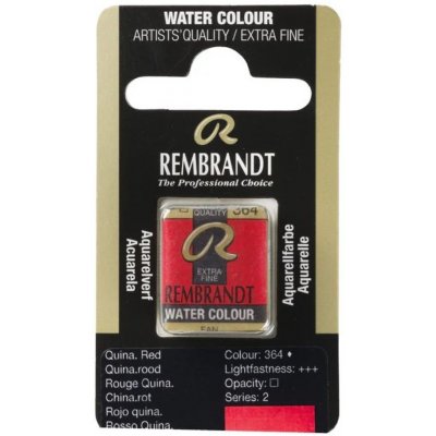 Rembrandt mistrovská akvarelová barva půlpánvička 364 Quinared – Hledejceny.cz