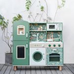 Classic World Velká vintage dřevěná kuchyňka pro děti + příslušenství – Zboží Dáma
