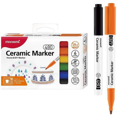 Pentel Fixy na keramiku a porcelán 6 ks – Zboží Dáma