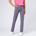 Blancheporte Rovné kalhoty z bio bavlny eco-friendly antracitová – Zboží Dáma