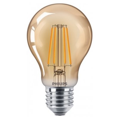 Philips LED žárovka Classic 48W E27 825 A60 GOLD ND 600Lm – Hledejceny.cz