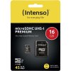 Paměťová karta Intenso microSDHC 16 GB Premium UHS-I 3423470