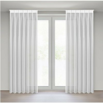 ZÁCLONA LUCY NA PÁSCE FLEX 400 X 170 CM BÍLÁ – Hledejceny.cz
