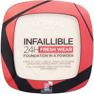L'Oréal Paris Make-up v pudru Infaillible 24H Fresh Wear Foundation in a Powder 180 Rose Sand 9 g – Zboží Dáma