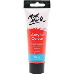 MontMarte akrylová barva 75 ml rumělka červená