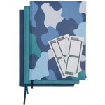 Sada 3 elastických textilních obalů na knihy Color Camo 2025 – Zboží Mobilmania