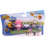 Super Wings 4 PAck Transform-a-Bots s Toddem, Dizzym, Paulem, Bello – Zboží Dáma