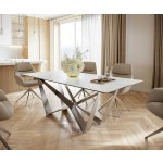 DELIFE Edge 200 x 100 cm keramika Laminam Statuarietto bílá Spider plochá ocel nerezová ocel – Hledejceny.cz