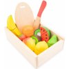 Příslušenství k dětským kuchyňkám New Classic Toys dřevěný set krabička s ovocem