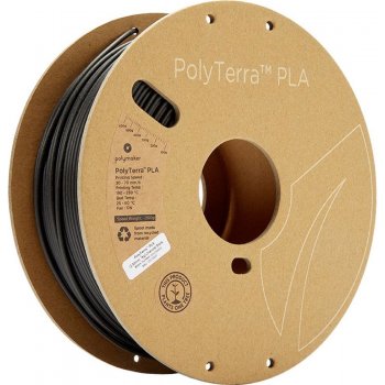Polymaker PolyTerra PLA Charcoal Black 1,75mm 1kg