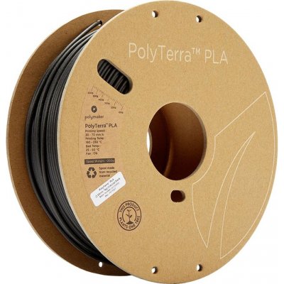 Polymaker PolyTerra PLA Charcoal Black 1,75mm 1kg – Hledejceny.cz