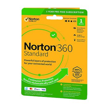 Norton 360 STANDARD 10GB + VPN 1 lic. 12 mes. (21405788)