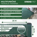 Strend Pro stínící tkanina Privat 95% 1,2 x 25 m 230 g/m² zelená – Hledejceny.cz