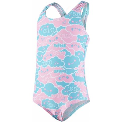 Speedo Cosmic Cloud Essential All Over 1 Piece bali blue white pink splash – Hledejceny.cz