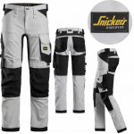Snickers Workwear kalhoty AllroundWork Stretch bílé – Sleviste.cz