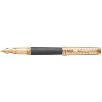 Parker 1502/7131435 Royal Premier Custom Storm Grey GT plnicí pero