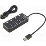 Gembird UHB-U3P4P-01 – Zboží Mobilmania