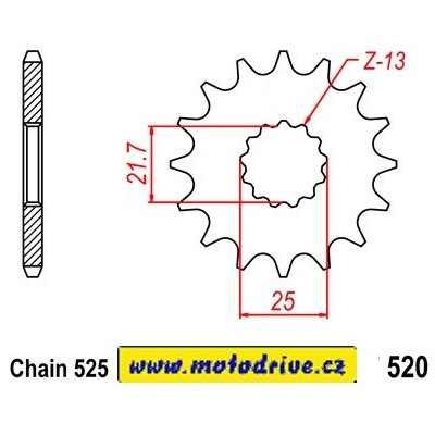 ČZ Řetězová sada Suzuki GSX-R 600 01-05 | Zboží Auto