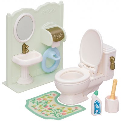 Sylvanian Families Koupelnový set s WC – Zboží Mobilmania