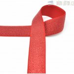 Pruženka s lurexem šíře 40 mm, červená – Zbozi.Blesk.cz