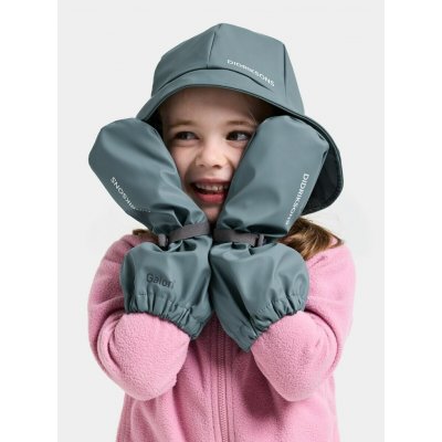 Didriksons Dětské rukavice do deště Glove 5 factory blue – Sleviste.cz