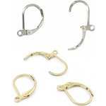 Mechanické háčky z chirurgické oceli 13x10mm - 1ks+B - A / Nerez SL / 100Ks – Zboží Dáma