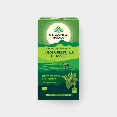Organic India Tulsi se zelený čaj Bio 25 s.