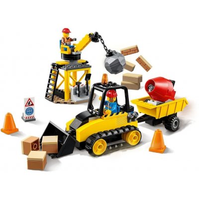 LEGO® City 60252 Buldozer na staveništi – Zboží Mobilmania