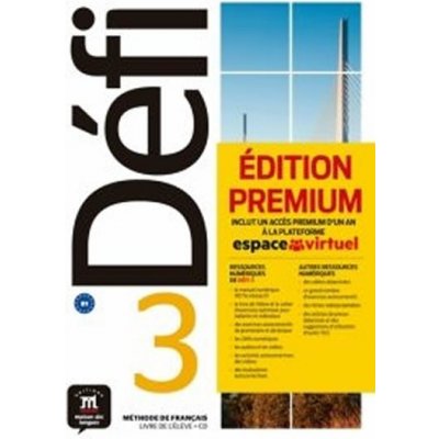 Défi 3 (B1) – Livre de l´éleve Premium – Zboží Mobilmania