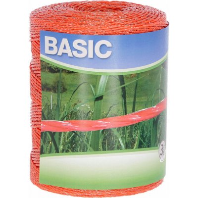 Kerbl Ohradníkové lanko 441596 BASIC 3 x 0,16mm Niro oranžová – Hledejceny.cz