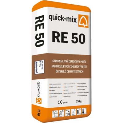 Samonivelační cementový (10-50) potěr RE 50 - CTC25F4 - 25kg/bal – Sleviste.cz