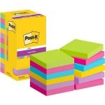 3M POSTIT Samolepicí bloček Super Sticky, mix barev, 76 x 76 mm, 12x 90 listů, 3M POSTIT 7100290156 ,balení 1200 ks – Hledejceny.cz