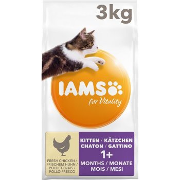 Iams for Vitality Kitten Fresh Chicken 10 kg