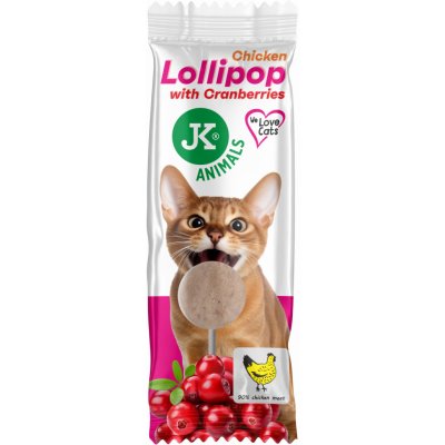 JK Animals kuřecí lízátko s brusinkami 1,4 g – Sleviste.cz